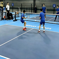 Pista de Pickleball Acrílica Resistente Jfly AC005 de 10 mm de Grosor, Color Uniforme Brillante, Protección Anti-UV y Antienvejecimiento, Piso Deportivo de Fácil Instalación