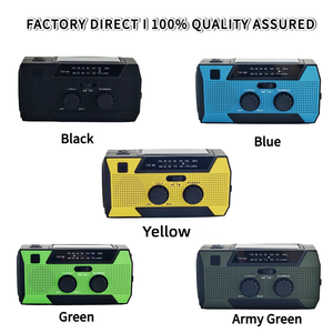 Radio d'urgence OEM personnalisée 5000 mAh, radio solaire à manivelle AM/FM avec lampe de lecture, vente directe usine pour détaillants d'extérieur - Product Image 6
