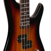 DISTRIBUTE 4 Strings Maple Neck Dark Wood Body Electric Guitar for Students Beginners Contact Us for Whole Photos