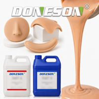 Silicone liquide souple réaliste pour le corps humain, série DSA-42XX A/B, silicone de moulage à durcissement à température ambiante 1:1