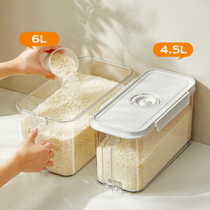Hộp Chân Không 4.5L 6L Bảo Quản Thực Phẩm Kín Khí Giữ Tươi Rau Ngũ Cốc Bánh Mì Kèm Bơm - Product Image 6