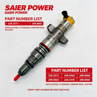 Injecteur de carburant 328-2573 20R-8063 328-2576 20R-8065 pour moteur C9