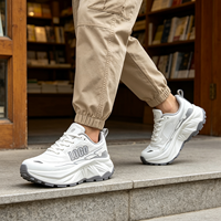 Chaussures de sport professionnelles personnalisées pour l'extérieur, chaussures de course à pied, absorption des chocs, semelle épaisse en caoutchouc, chaussures décontractées pour la marche, baskets