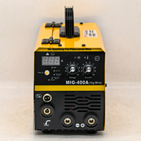 Soudeuse Inverter Mig MMA Tig améliorée avec grand écran LCD et fonction mémoire, 400A, pour fil de soudage 0,8/1,0 mm