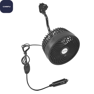 Kipas Angin Elektrik Portabel CarFu <span class=keywords><strong>12V</strong></span> 24V 5V Bilah 6 Inci 7W Pendingin Bahan ABS Universal - Product Image 6