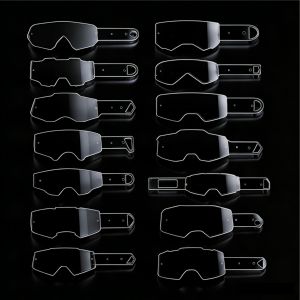 Paquete de 14 Lentes Transparentes para Gafas de Motocross, Lentes Laminadas Desprendibles para Gafas <span class=keywords><strong>Oakley</strong></span> Airbrake Mx - Product Image 5