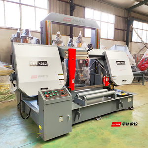 Nueva Sierra de Cinta Hidráulica Semiautomática Natie Gb4260 para Corte de Metal, 600x600mm, Alta Precisión, Motor de 7.5 kW, Cuchilla de 69 M/min - Product Image 2