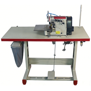 New Industrial <b>Automatic</b> Flat-Bed Shirts Pants Trousers Side Seams High-Speed Thread Trimmer Overlock Double Needle <b>Sewing</b> - Product Image 1