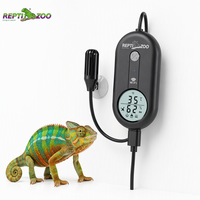 Contrôleur de thermomètre-hygromètre intelligent WiFi REPTIZOO pour terrarium de reptiles avec surveillance à distance par application, enregistrement des données de plus ou moins 1 degré Celsius