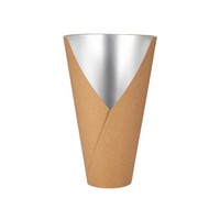 Boîte Cadeau Hexagonale en Carton Blanc Réutilisable pour la Fête des Enseignants, avec Plateau Imperméable Stratifié et Effet Kaléidoscope, pour Bouquet de Glaces