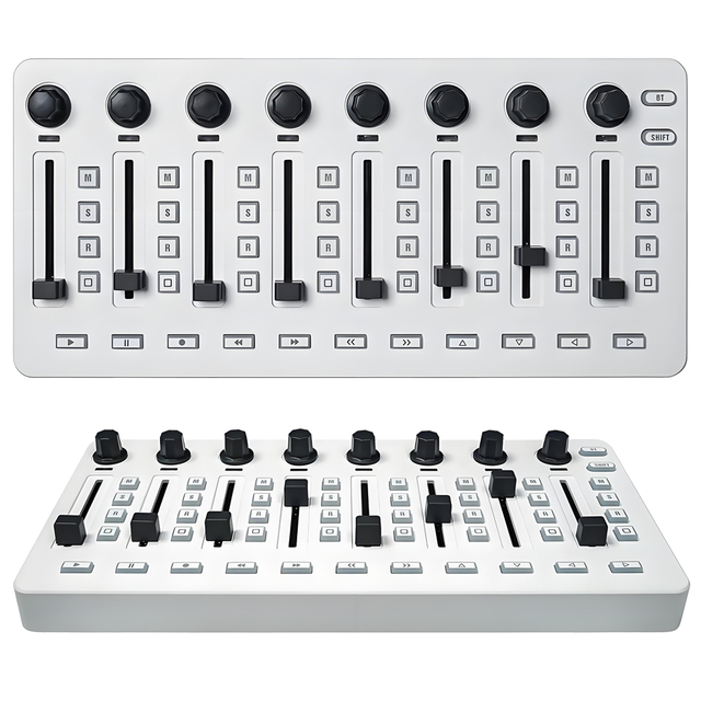 M-VAVE Factory Store Cheap Price Wholesale SMC-MIXER Portable Wireless MIDI Keyboard Drum Pads Controller Mixing Console