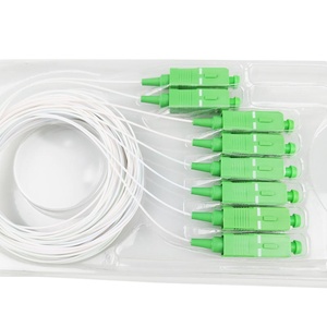 Thấp chèn mất 70: 30 chia tỷ lệ 1x9 1x16 1x8 Mini Thép khối-ít sợi <span class=keywords><strong>PLC</strong></span> <span class=keywords><strong>Splitter</strong></span> Singlemode <span class=keywords><strong>SC</strong></span>/APC kết nối - Product Image 3