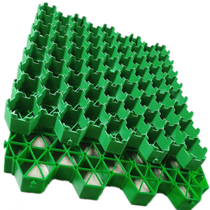 Panneaux d'égouttage <span class=keywords><strong>Grille</strong></span> de gazon en plastique Tapis de pelouse Toit de jardin Parking extérieur Conception de routes de terre Passerelle <span class=keywords><strong>Protection</strong></span> des pentes Plantation - Product Image 1