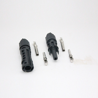 Câble adaptateur de connecteur CC pour panneau solaire étanche IP67 avec contacts mâle/femelle 30A en nickel/cuivre nickelé