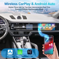 Reproductor de DVD para Auto Navihua, Pantalla Multimedia de Entretenimiento para Copiloto, para Porsche Cayenne 2018-2023, Radio Estéreo, Pantalla Dual, Carplay