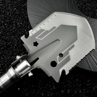Outil de survie de qualité industrielle de pelle de Camping multi-outils pliante compacte pour la randonnée à dos Situations d'urgence