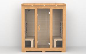 تصميم عصري داخلي بعيد المدى لـ 4-8 أشخاص إكسسوارات لوحة تحكم من خشب الصنوبر المصمت من خشب الأرز الأحمر - Product Image 6