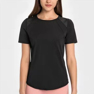 Ropa Deportiva de Verano, Camiseta sin Costuras, Malla Deportiva, para Correr, Secado Rápido, Transpirable, Tops Deportivos para Mujer - Product Image 1