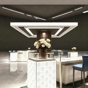 Elegante Interior Design per negozi di profumi mobili direttamente dal produttore; Interior Design per gioiellerie - Product Image 4