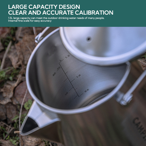 Campingmoon Outdoor <strong>Camping</strong> Durable Boiling <strong>Kettle</strong> Portable Large Capacity Stainless Steel BBQ Boil <strong>Kettle</strong> - Product Image 5