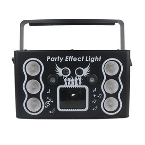 Proyector de haz de luz láser DMX 6 en 1 para clubes nocturnos Iluminación de fiesta de escaneo a todo color para espectáculos de discoteca DJ - Product Image 1