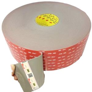 Nastro <span class=keywords><strong>Biadesivo</strong></span> Grigio Attivabile con <span class=keywords><strong>Acqua</strong></span> per Sigillature Automobilistiche, Rotoli da 19mm, Alta Temperatura - Product Image 1