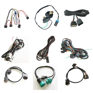 Fábrica Fabricação Carro Lâmpada Luz Fio Chicote 2 Pin Round Connector Montagem Fiação - Product Image 2