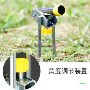 Soporte para caña de pescar Jiang Yue, acero inoxidable, 22 cm, plegable, rotación multidireccional, para pesca salvaje - Product Image 2