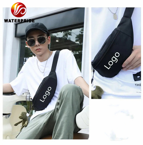 กระเป๋าคาดเอวโพลีเอสเตอร์กันน้ำมีซิปปิดและมีพู่ห้อยแฟชั่น2025โลโก้ที่กำหนดเองสำหรับทุกเพศ - Product Image 5