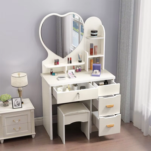 <span class=keywords><strong>Tocador</strong></span> <span class=keywords><strong>de</strong></span> moda para dormitorio: Escritorio <span class=keywords><strong>de</strong></span> <span class=keywords><strong>maquillaje</strong></span> moderno y compacto para apartamentos pequeños-<span class=keywords><strong>Tocador</strong></span> multifuncional económico - Product Image 1