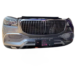 Kit de Parachoques Delantero ABS para Mercedes-Benz GLS <span class=keywords><strong>680</strong></span> 2019, Difusor de Rejilla, Radiador, Condensador W167, Barra Anticollisión Negra para GLS580 - Product Image 2