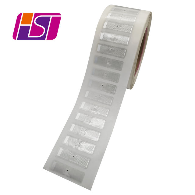 Small Uhf Rfid Wet Inlay Long Range 45x18mm UHF 860-960MHz EPC ISO18000-6C Adhesive RFID Label M830 Custom for Asset Management