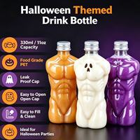 Bouteille PET de 330 ml pour Halloween : transformez n'importe quelle boisson en une boisson effrayante pour une fête inoubliable