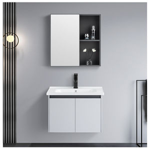 Penjualan terlaris khusus furnitur wastafel mode Modern kabinet cermin kamar mandi - Product Image 2