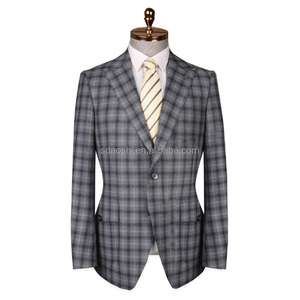 Vestito Tweed tre pezzi <span class=keywords><strong>abiti</strong></span> <span class=keywords><strong>eleganti</strong></span> <span class=keywords><strong>abiti</strong></span> formali a scacchi <span class=keywords><strong>abiti</strong></span> da <span class=keywords><strong>uomo</strong></span> più bassi - Product Image 2