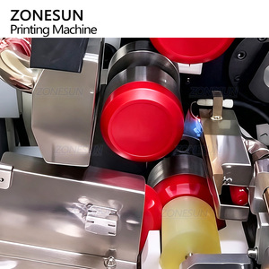 Máquina de Serigrafía Vertical Automática ZONESUN ZS-SWP3 con Servomotor Rotatorio para Tapas de Tubos, Botellas Cilíndricas y Envases Cosméticos - Product Image 3