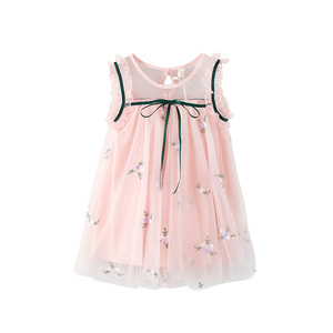 Nouvelles robes de demoiselle d'honneur pour filles, robes de bébé, robes d'anniversaire, production de qualité supérieure, dernières tendances, achat direct auprès d'un fournisseur chinois pour l'été - Product Image 1