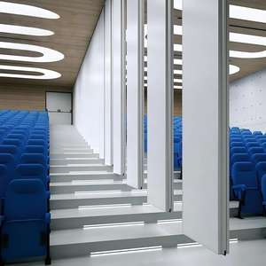 Parete Divisoria Acustica Rimovibile ad Alta Isolazione per Aula Scolastica e Auditorium, Flessibile e Regolabile con Caratteristiche Insonorizzanti - Product Image 1