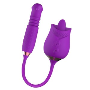 Gül-oyuncak USB Powered kadın yapay penis pervanesi yumurta klitoris enayi stimülatörü dil yalama seks oyuncakları yetişkinler için - Product Image 5