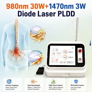 Láser Endolaser PLDD de 980nm y 1470nm para Descompresión Discal Percutánea, Blanqueamiento Dental EVLT, Hemorroides, Ginecología - Product Image 1