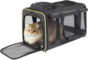 Free sample Cat Carrier,Soft-Sided <b>Pet</b> Travel Carrier for Cats,Dogs Puppy Comfort Portable Foldable <b>Pet</b> <b>Bag</b> Airline Approved - Product Image 6