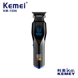 เครื่องตัดผมดิจิตอล Kemei รุ่น KM-1556 7000-9000 รอบต่อนาที มอเตอร์แบบแปรงถ่าน ชาร์จผ่าน USB สำหรับใช้ในร้านเสริมสวย - Product Image 2