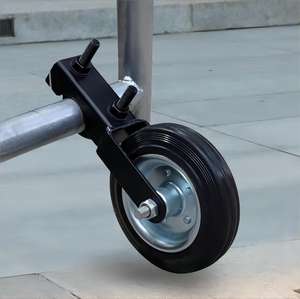 Roues en caoutchouc pneumatiques de 6 à 8 pouces, <span class=keywords><strong>roulettes</strong></span> de levage pour meubles, <span class=keywords><strong>but</strong></span> de football, conteneur - Product Image 5