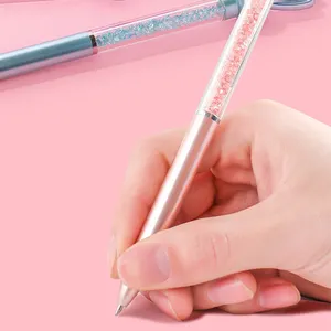 New Style Korea Originalität mit einem großen Schönheits kristall glänzenden Diamant stift eine Schachtel mit 48 Stiften Kugelschreiber für Schulkinder Kind