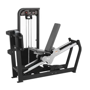 Comercial Usado Sentado Leg Press Musculação Ginásio Fitness Leg Trainer Exercício Pin Loaded Leg Press Machine