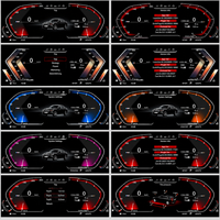 Untuk Seri 7 E65 E66 12.3 Inch LCD Speedometer Mobil Original Dashboard Digital Cluster OEM Suku Cadang Instrumen Elektrik Otomatis