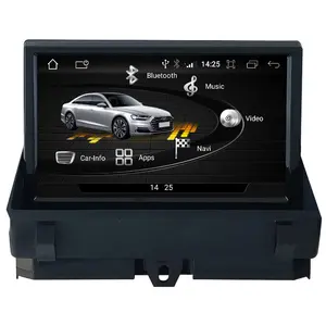 8 인치 안드로이드 터치 스크린 자동차 스테레오 아우디 Q3 2012-2018 BT 와이파이 SIM GPS 카플레이 자동 라디오 플레이어