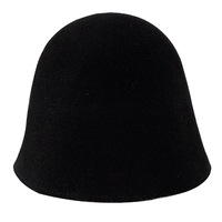 Chapeau Bob en Pure Laine Style Japonais Couleur Unie Surdimensionné à Couronne Profonde Décontracté Chapeau de Pêcheur Hiver Chaud Grande Taille Tendance