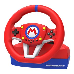 Volant simulateur de course SWITCH Mario Kart Racing Wheel Pro Mini Rouge et Bleu NSW 204U - Product Image 1