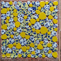 Carreaux de céramique pour escaliers, mosaïque de galets, carreaux de piscine pour aménagement paysager, mosaïque de céramique craquelée pour décoration murale